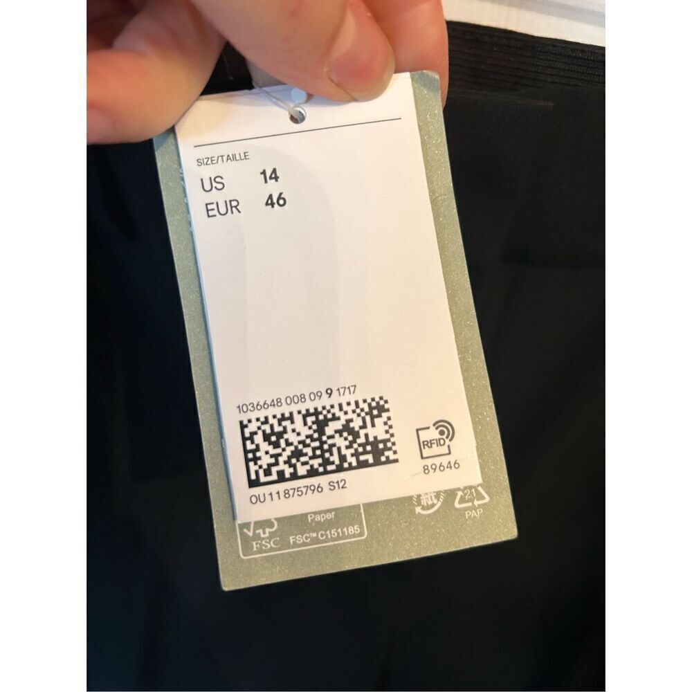 H&M black dress pants size 14 - Picture 3 of 6